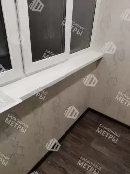Остекление и отделка балкона под ключ панелями ПВХ и ламинатом
