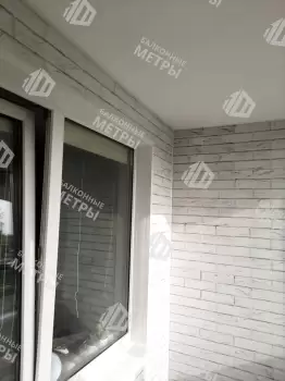 Отделка балкона и установка потайного люка