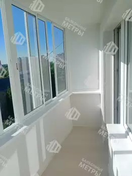 Остекление балкона и отделка стен